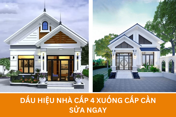 Dấu hiệu nhà cấp 4 xuống cấp cần sửa ngay