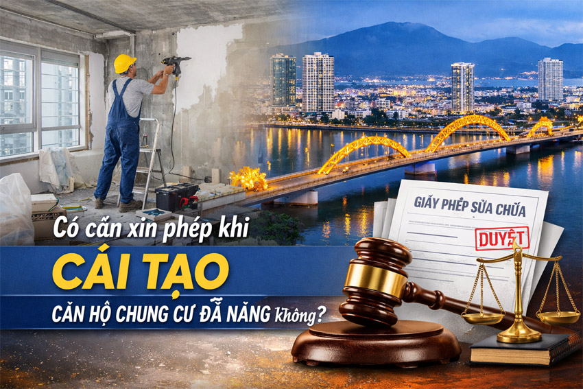 Có cần xin phép khi cải tạo căn hộ chung cư Đà Nẵng không?